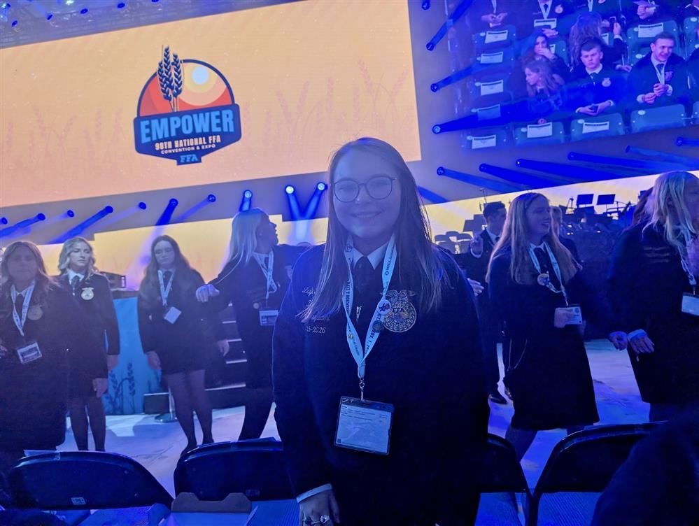 photo of L. Rogers at FFA event 